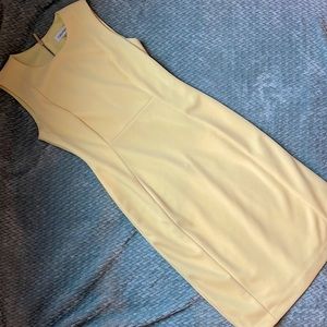 Pale Yellow Calvin Klein Dress